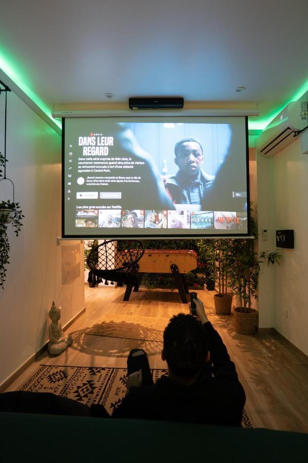 Capsule Thailande I Sauna I Balneo I Console I Jeux En Bois I Cinema I Cour Interieure Trith-Saint-Leger Eksteriør bilde