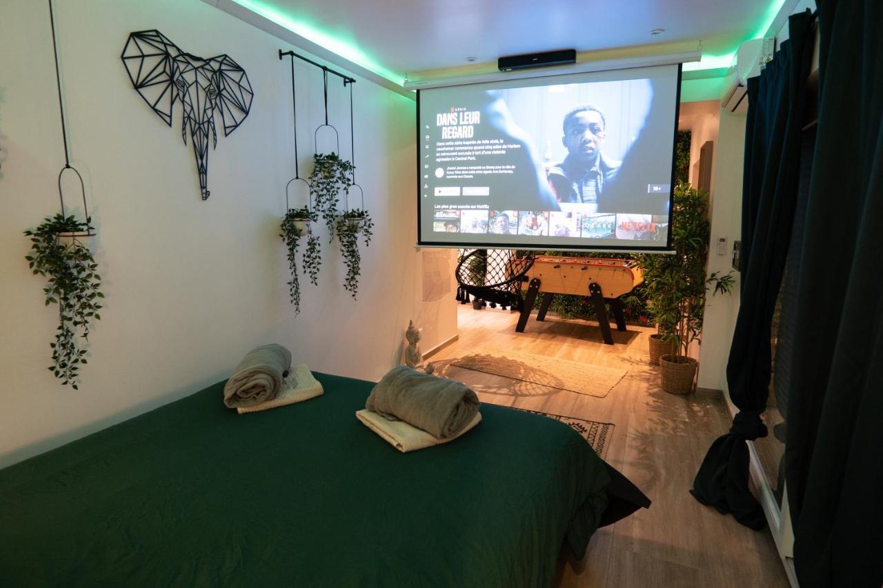 Capsule Thailande I Sauna I Balneo I Console I Jeux En Bois I Cinema I Cour Interieure Trith-Saint-Leger Eksteriør bilde