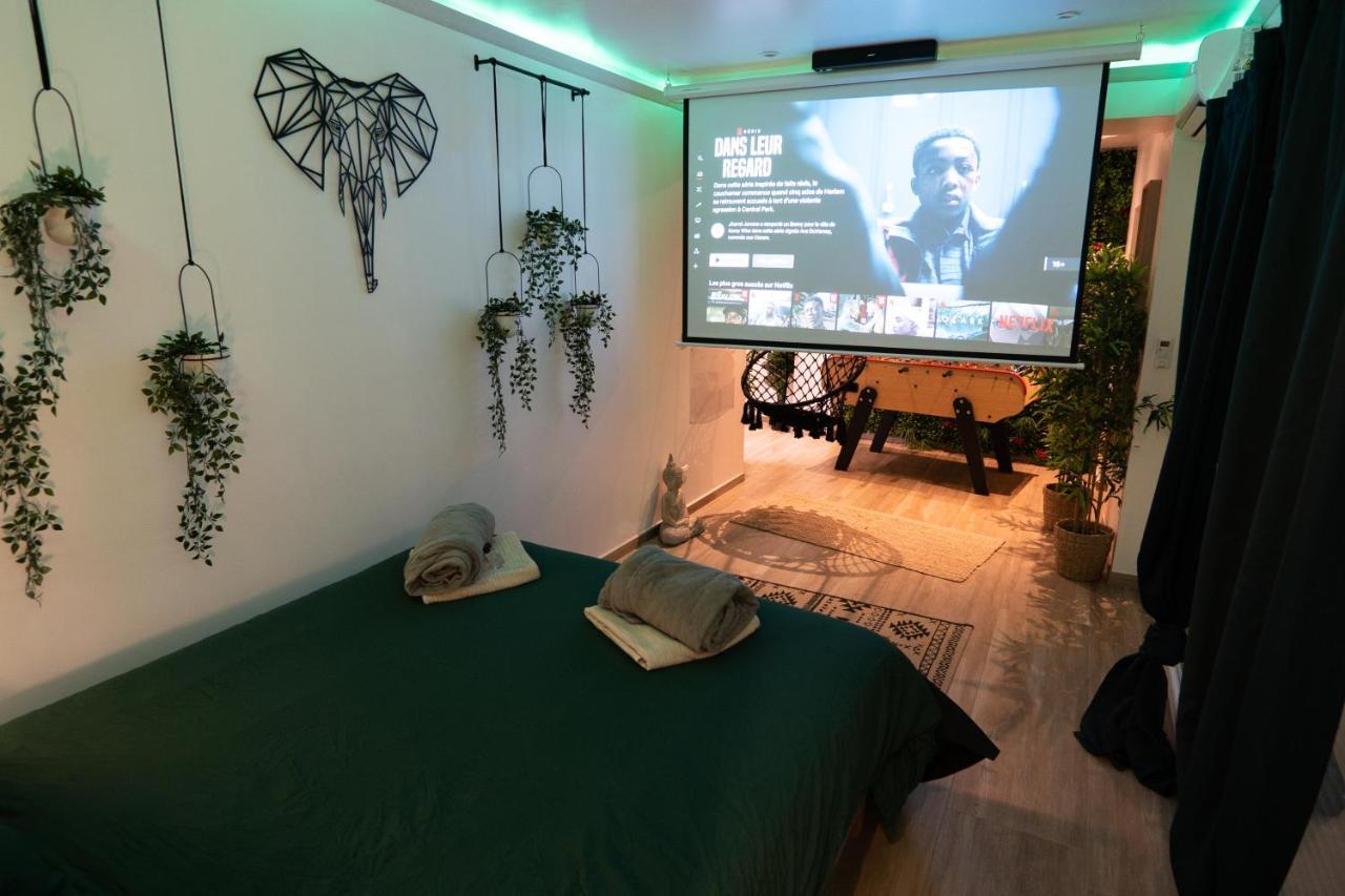 Capsule Thailande I Sauna I Balneo I Console I Jeux En Bois I Cinema I Cour Interieure Trith-Saint-Leger Eksteriør bilde