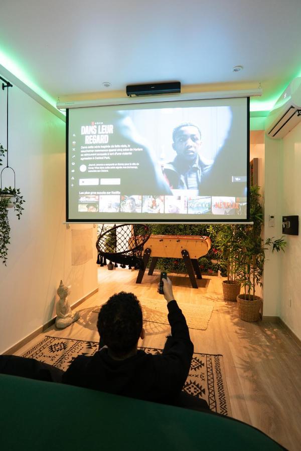 Capsule Thailande I Sauna I Balneo I Console I Jeux En Bois I Cinema I Cour Interieure Trith-Saint-Leger Eksteriør bilde