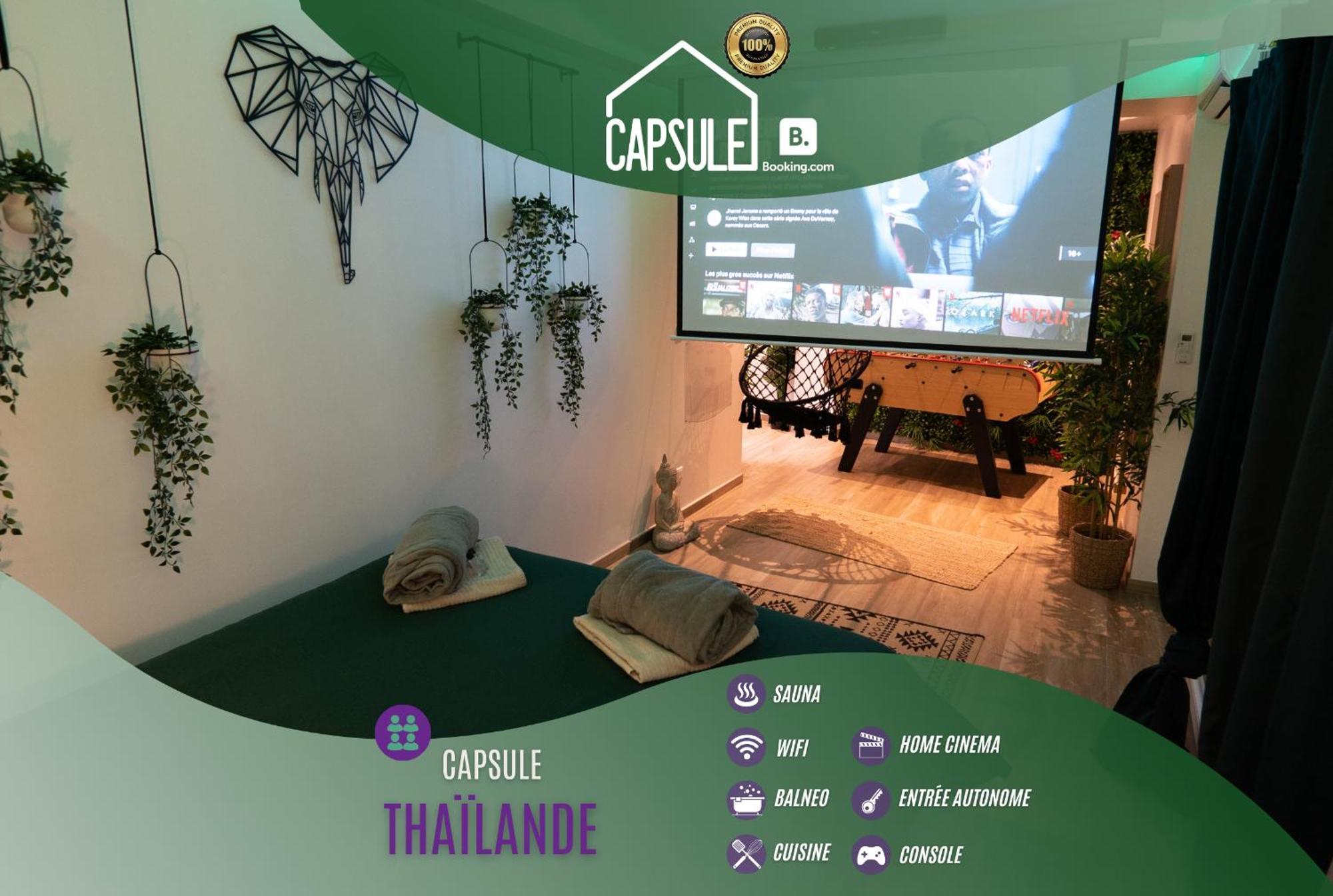 Capsule Thailande I Sauna I Balneo I Console I Jeux En Bois I Cinema I Cour Interieure Trith-Saint-Leger Eksteriør bilde